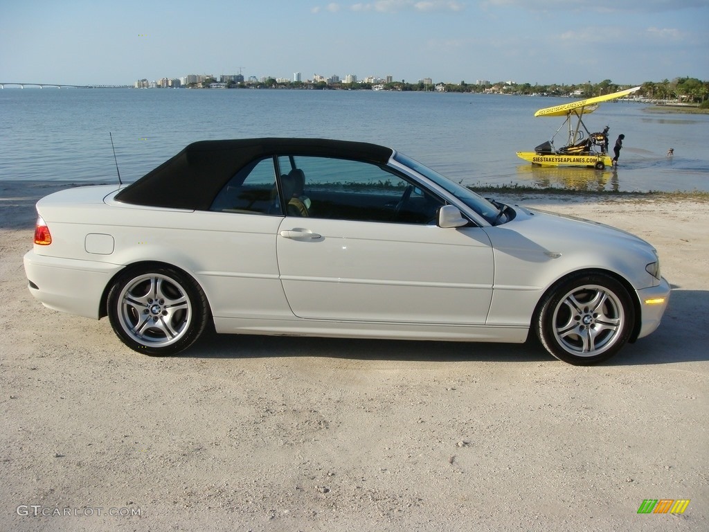 2006 3 Series 330i Convertible - Alpine White / Natural Brown photo #25