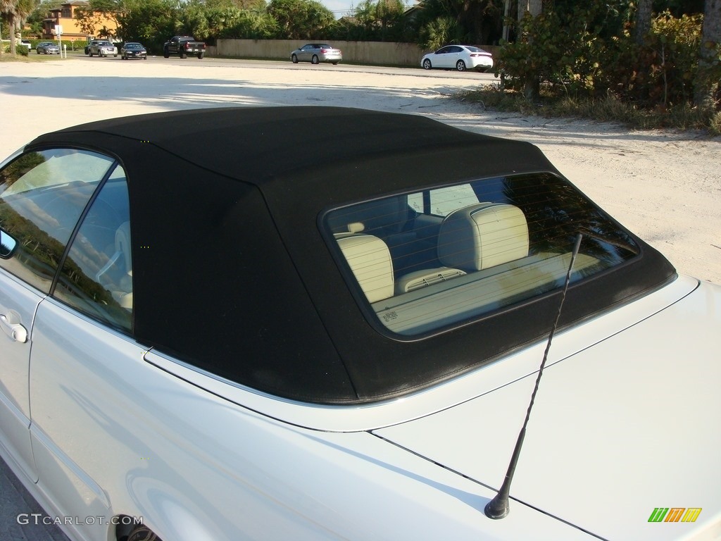 2006 3 Series 330i Convertible - Alpine White / Natural Brown photo #28