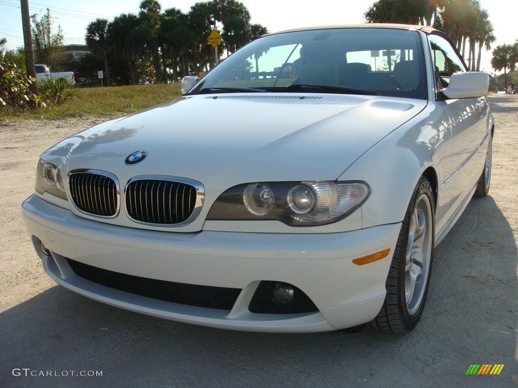 2006 3 Series 330i Convertible - Alpine White / Natural Brown photo #31