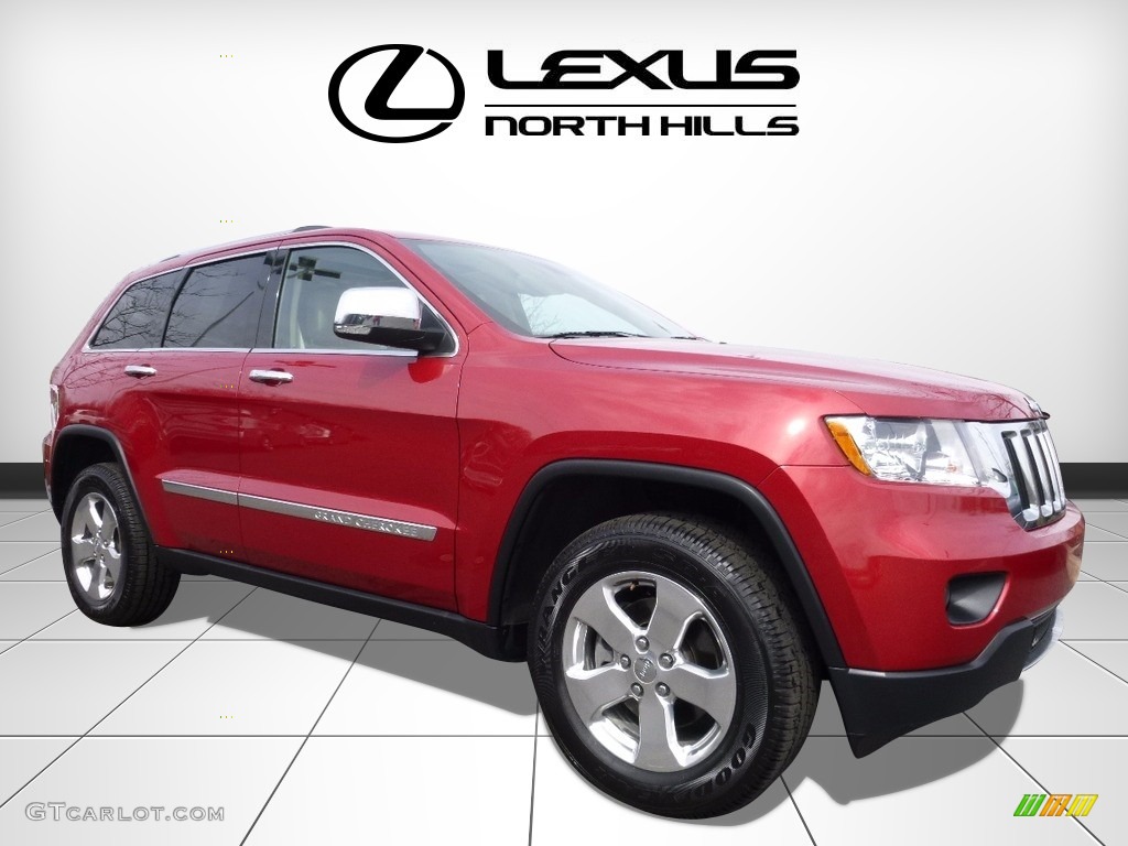 Inferno Red Crystal Pearl Jeep Grand Cherokee