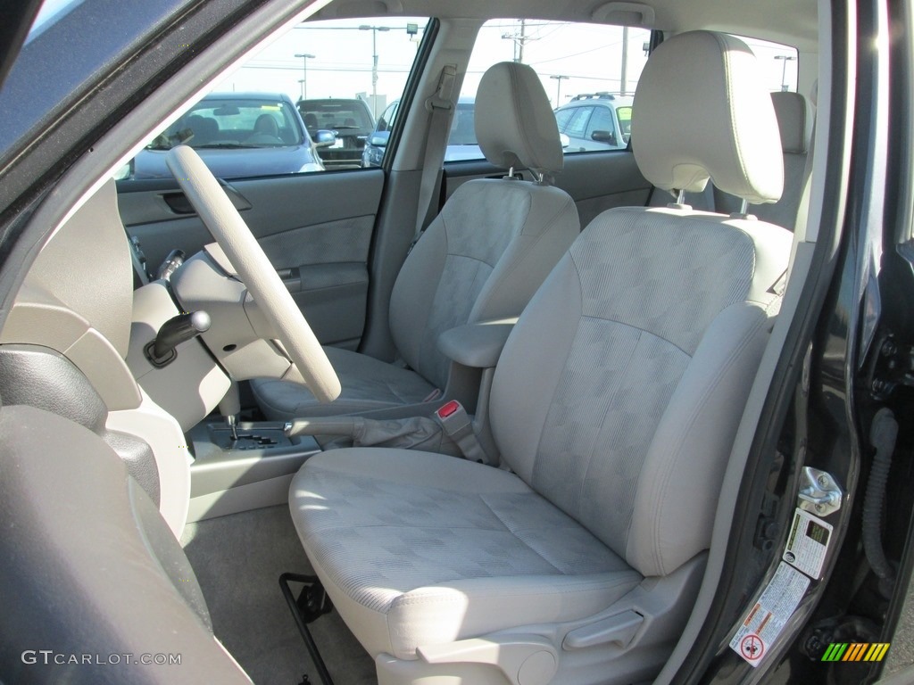 2010 Forester 2.5 X - Dark Gray Metallic / Platinum photo #15