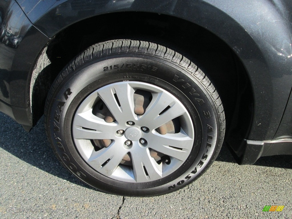 2010 Forester 2.5 X - Dark Gray Metallic / Platinum photo #21