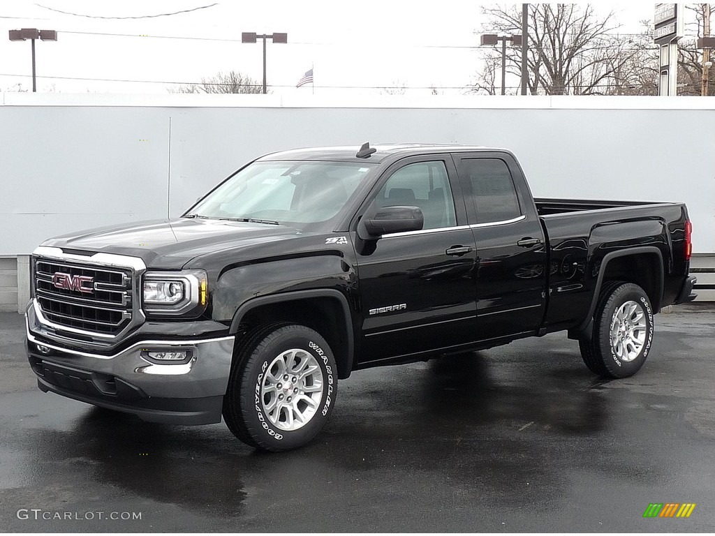 2016 Sierra 1500 SLE Double Cab 4WD - Onyx Black / Jet Black photo #1