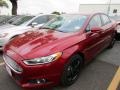 2016 Ruby Red Metallic Ford Fusion SE  photo #2