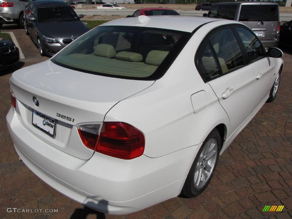 2006 3 Series 325i Sedan - Alpine White / Beige photo #13