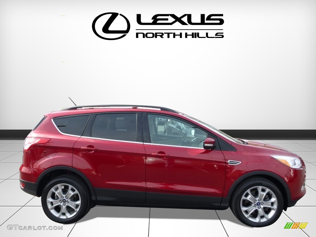 2013 Escape SEL 2.0L EcoBoost 4WD - Ruby Red Metallic / Medium Light Stone photo #2