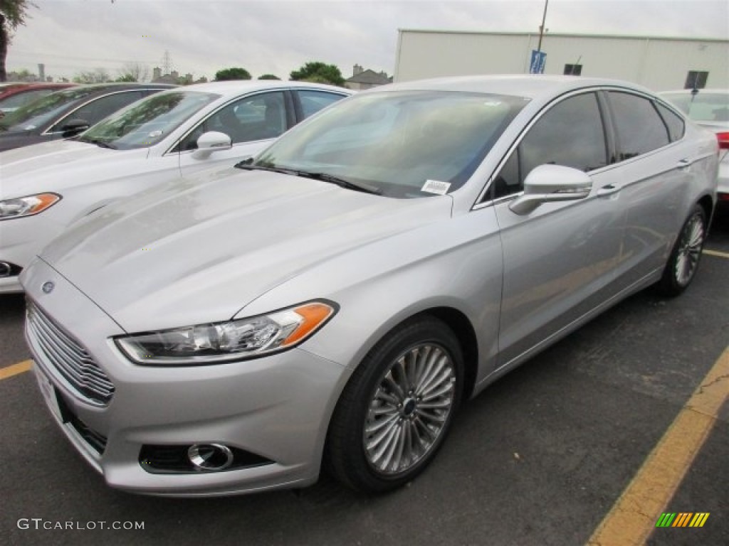 2016 Fusion Titanium - Ingot Silver Metallic / Charcoal Black photo #2