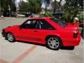 1993 Bright Red Ford Mustang SVT Cobra Fastback  photo #4