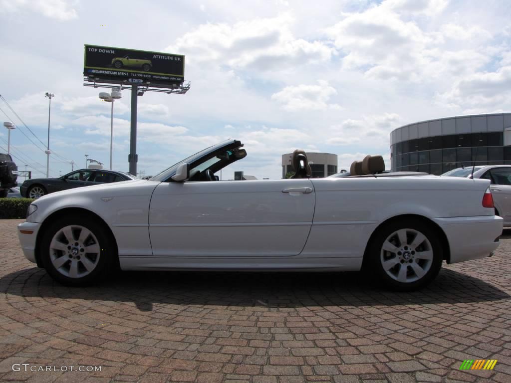 2006 3 Series 325i Convertible - Alpine White / Sand photo #2