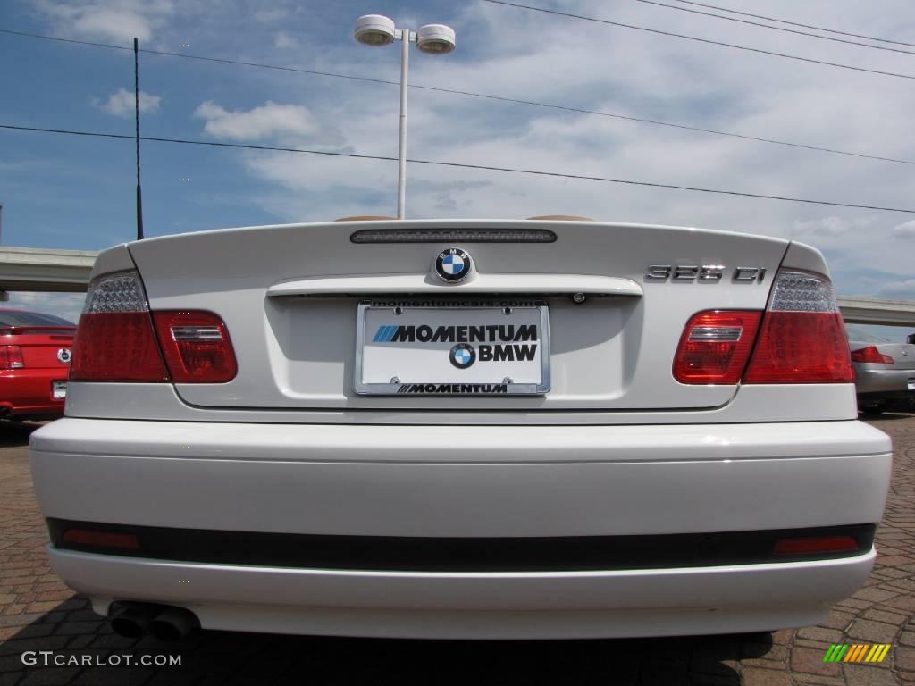 2006 3 Series 325i Convertible - Alpine White / Sand photo #4