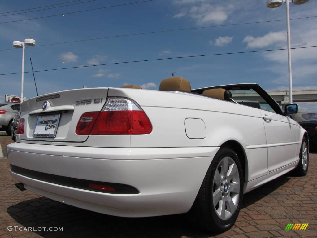 2006 3 Series 325i Convertible - Alpine White / Sand photo #5