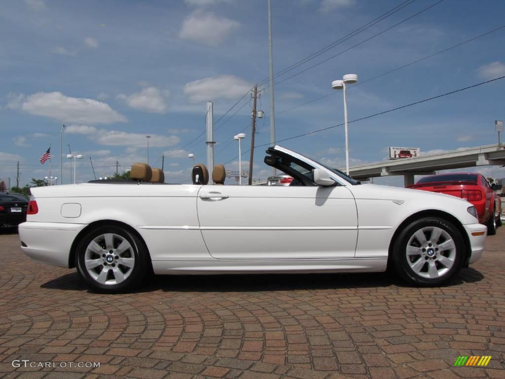 2006 3 Series 325i Convertible - Alpine White / Sand photo #6