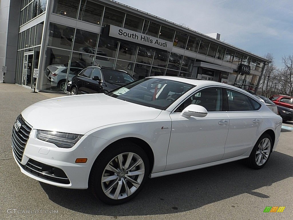 2016 A7 3.0 TFSI Premium Plus quattro - Glacier White Metallic / Black photo #1