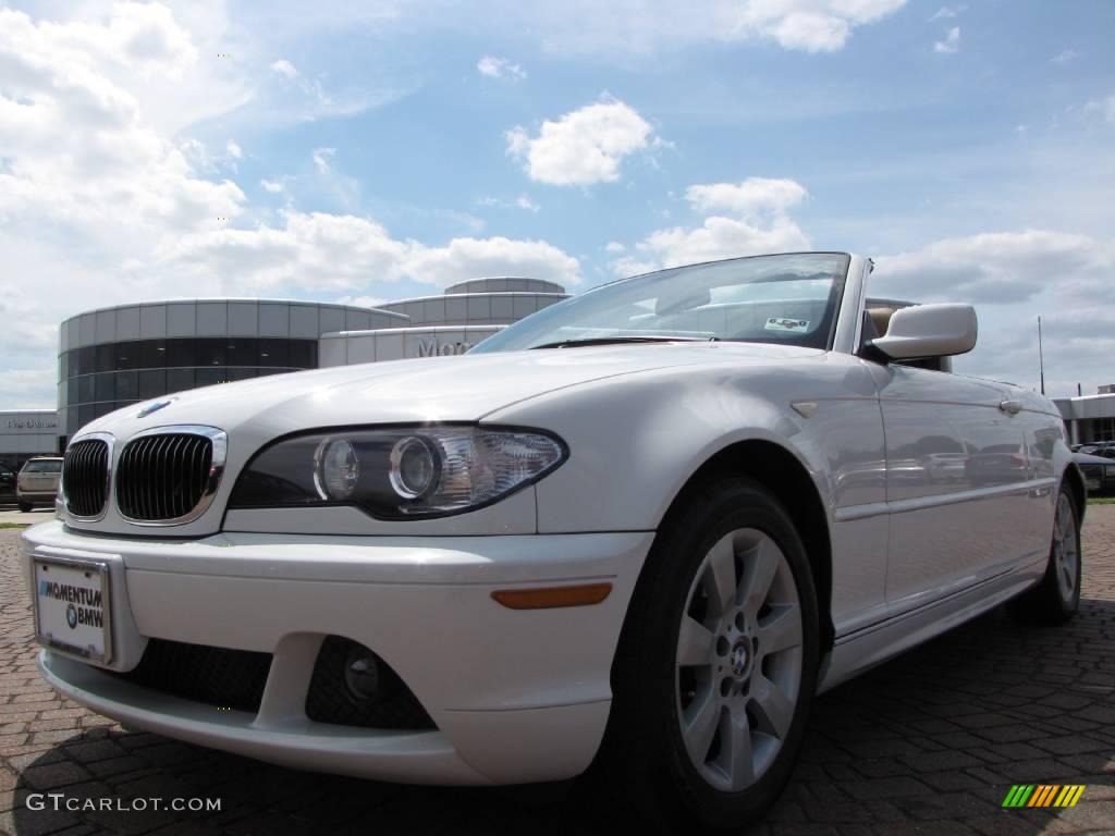 2006 3 Series 325i Convertible - Alpine White / Sand photo #9