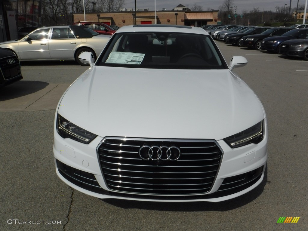 2016 A7 3.0 TFSI Premium Plus quattro - Glacier White Metallic / Black photo #7