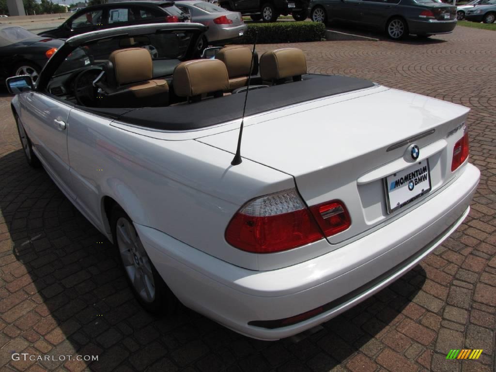 2006 3 Series 325i Convertible - Alpine White / Sand photo #11