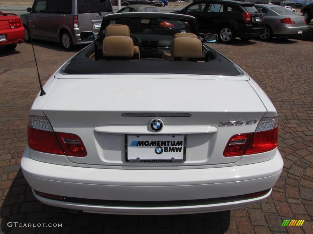 2006 3 Series 325i Convertible - Alpine White / Sand photo #12