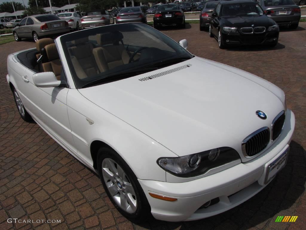 2006 3 Series 325i Convertible - Alpine White / Sand photo #15