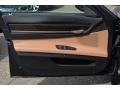 2015 BMW 7 Series Saddle/Black Interior Door Panel Photo