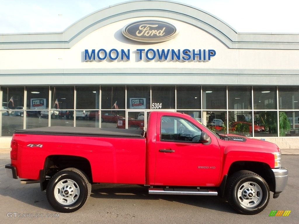 2014 Victory Red Chevrolet Silverado 2500HD WT Regular Cab 4x4