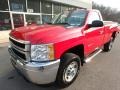 Victory Red - Silverado 2500HD WT Regular Cab 4x4 Photo No. 9