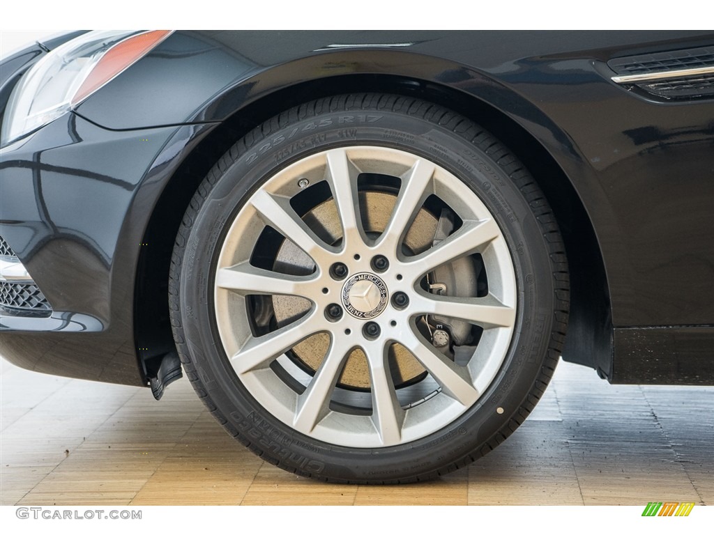 2016 SLK 300 Roadster - Black / Black photo #10