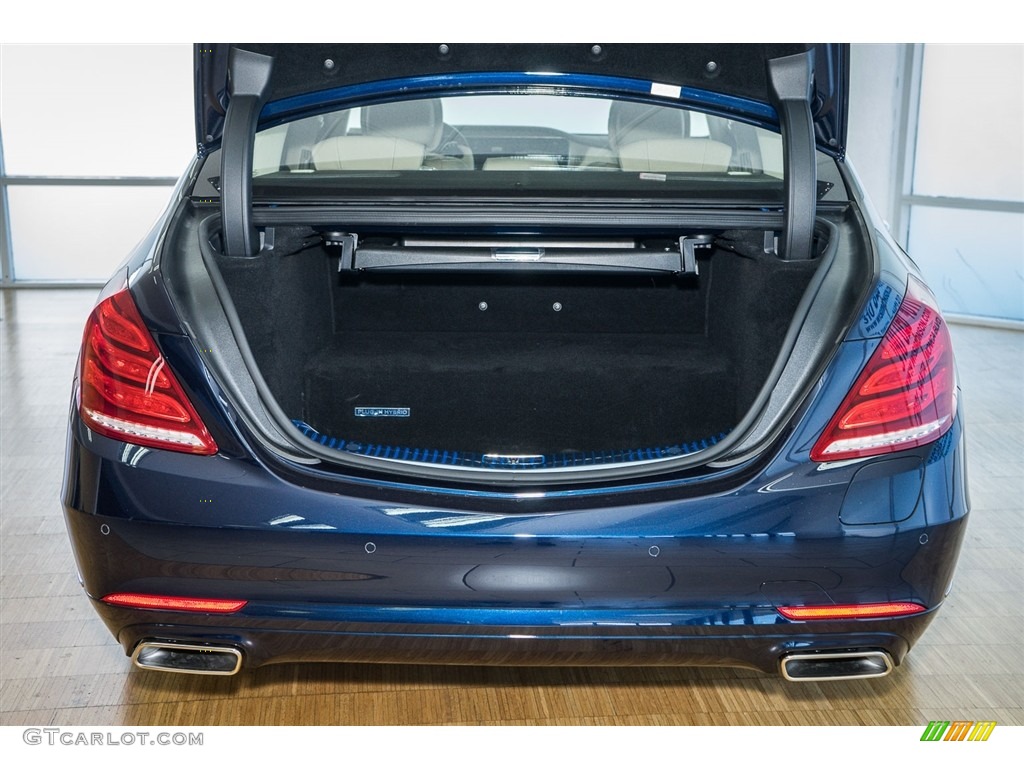 2016 Mercedes-Benz S 550e Plug-In Hybrid Sedan Trunk Photo #111785003