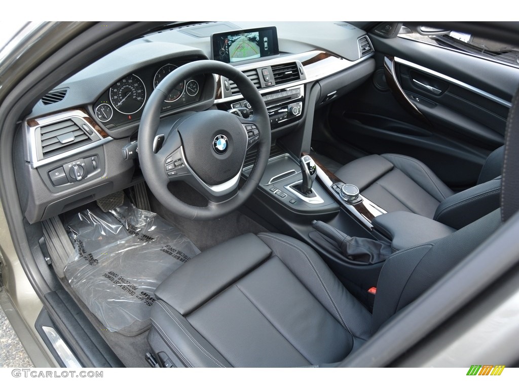 Black Interior 2016 BMW 3 Series 340i xDrive Sedan Photo #111785060