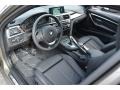 Black 2016 BMW 3 Series 340i xDrive Sedan Interior Color