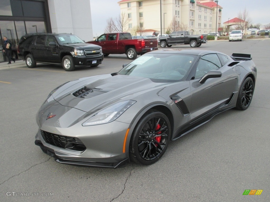 Shark Gray Metallic 2016 Chevrolet Corvette Z06 Coupe Exterior Photo #111785381