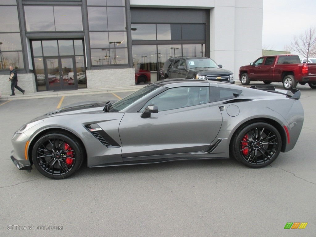 Shark Gray Metallic 2016 Chevrolet Corvette Z06 Coupe Exterior Photo #111785408