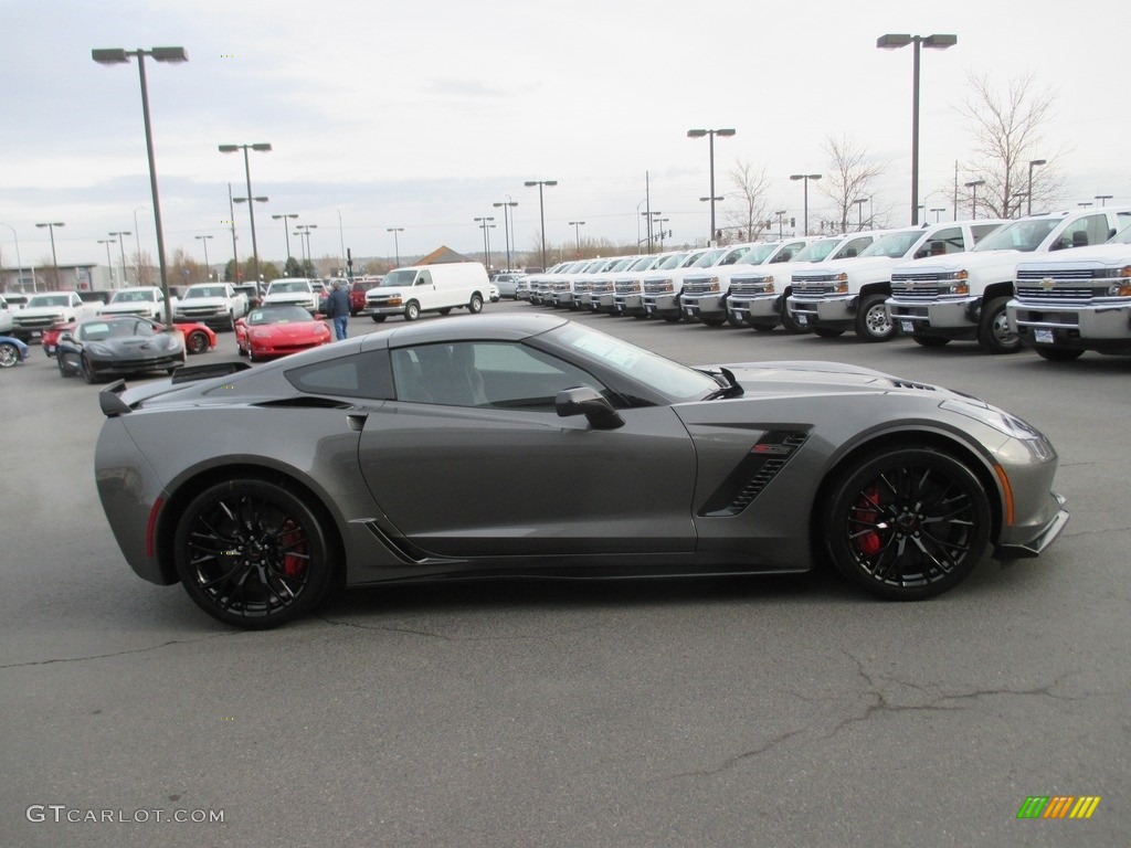 2016 Corvette Z06 Coupe - Shark Gray Metallic / Gray photo #7