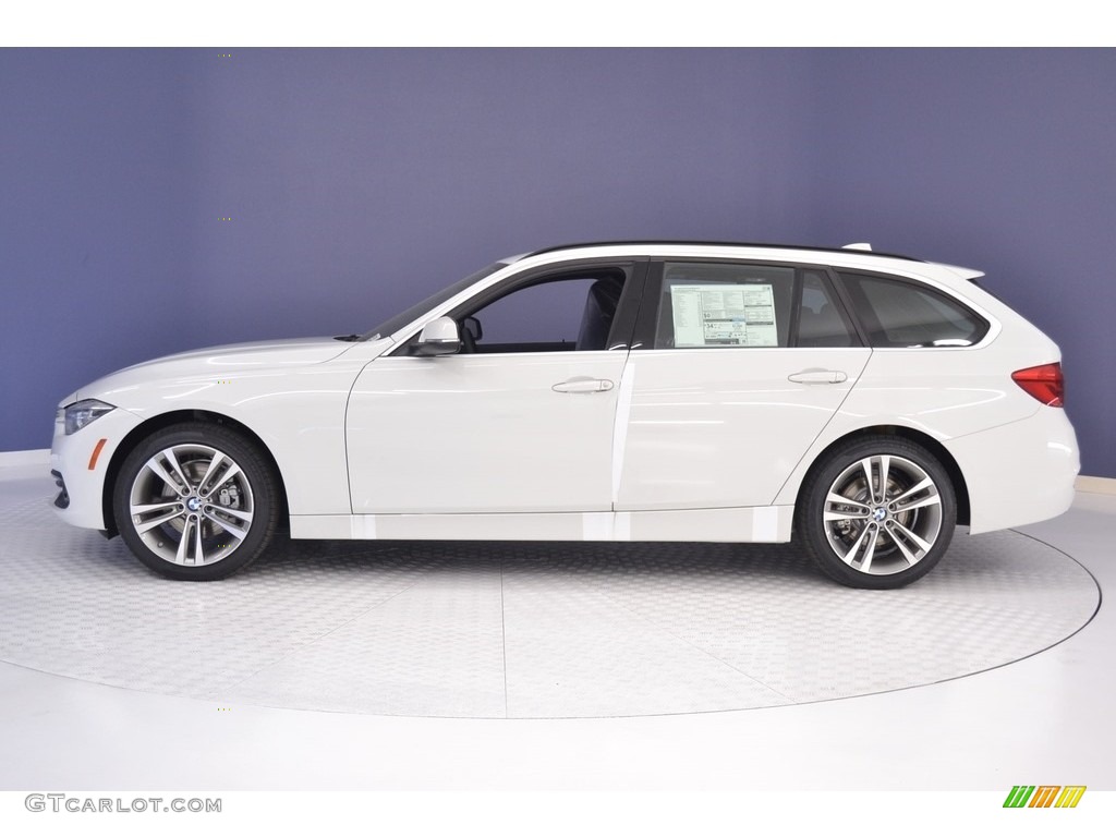 2016 3 Series 328d xDrive Sports Wagon - Alpine White / Black photo #3