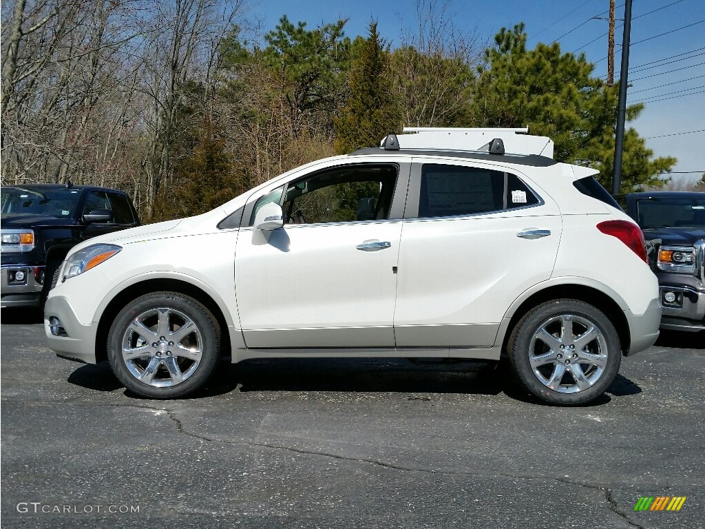 White Pearl Tricoat 2016 Buick Encore Premium AWD Exterior Photo #111787724