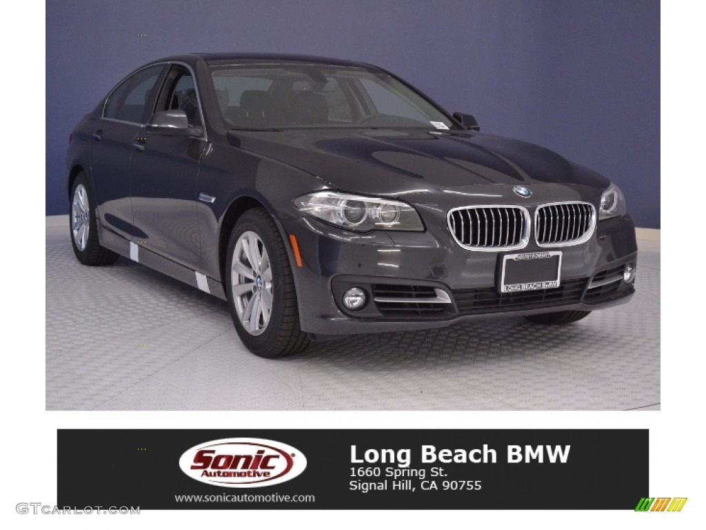 2016 5 Series 528i Sedan - Dark Graphite Metallic / Black photo #1