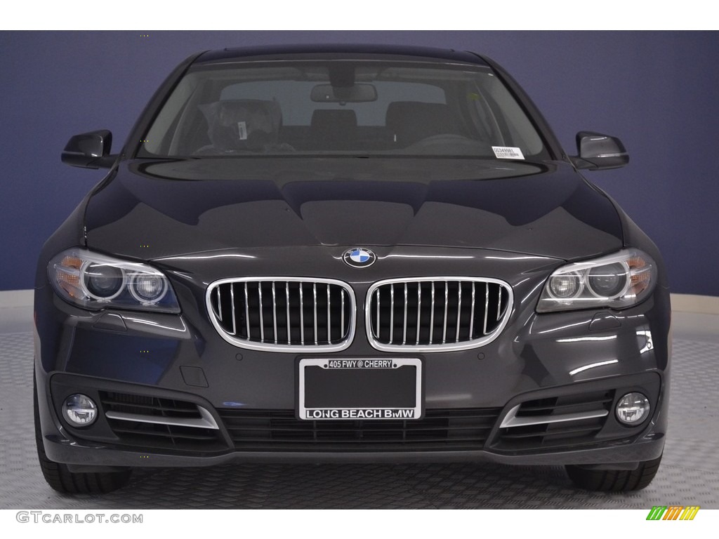 2016 5 Series 528i Sedan - Dark Graphite Metallic / Black photo #2