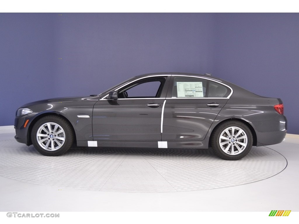 2016 5 Series 528i Sedan - Dark Graphite Metallic / Black photo #3