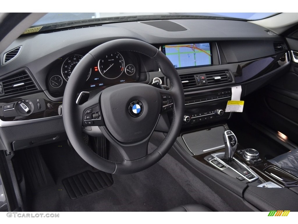 2016 5 Series 528i Sedan - Dark Graphite Metallic / Black photo #7