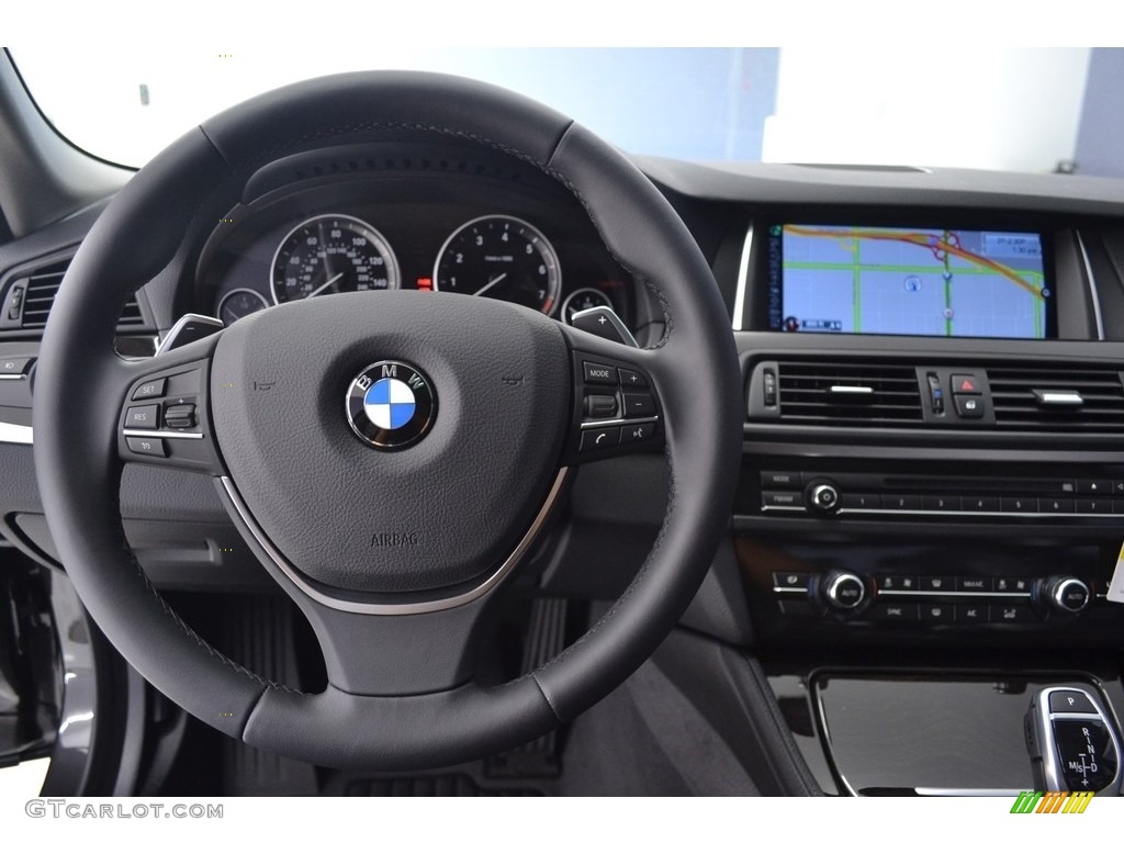 2016 5 Series 528i Sedan - Dark Graphite Metallic / Black photo #15