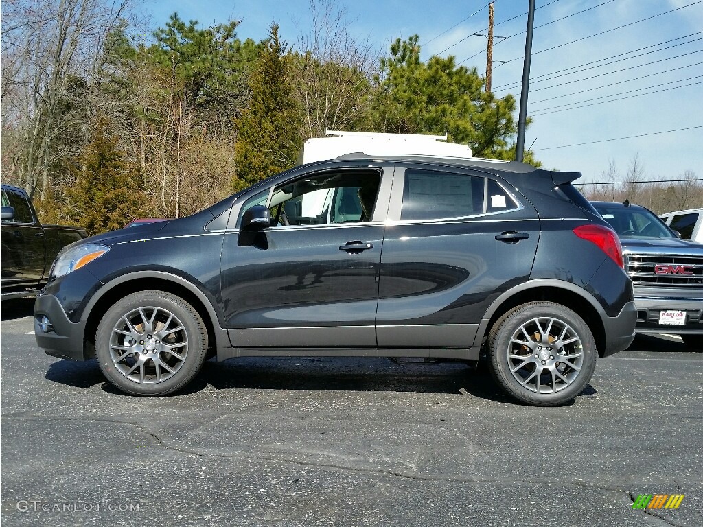 Carbon Black Metallic 2016 Buick Encore Sport Touring AWD Exterior Photo #111789026
