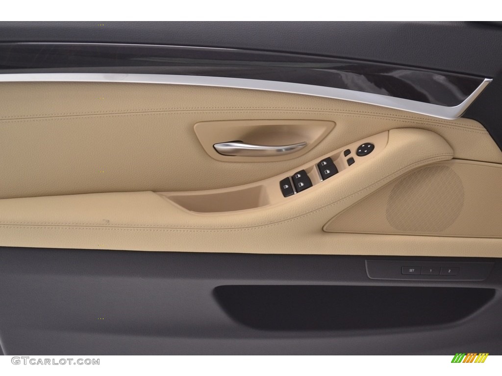 2016 5 Series 528i Sedan - Glacier Silver Metallic / Venetian Beige/Black photo #11