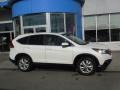 2013 White Diamond Pearl Honda CR-V EX AWD  photo #2