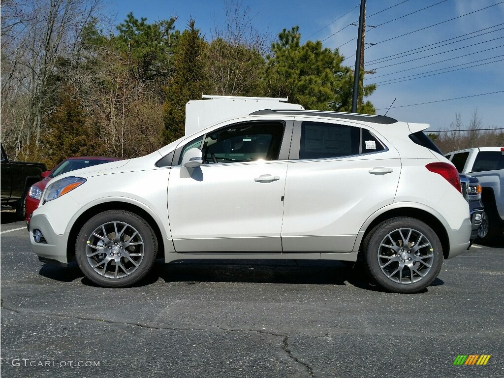 White Pearl Tricoat 2016 Buick Encore Sport Touring Exterior Photo #111789380