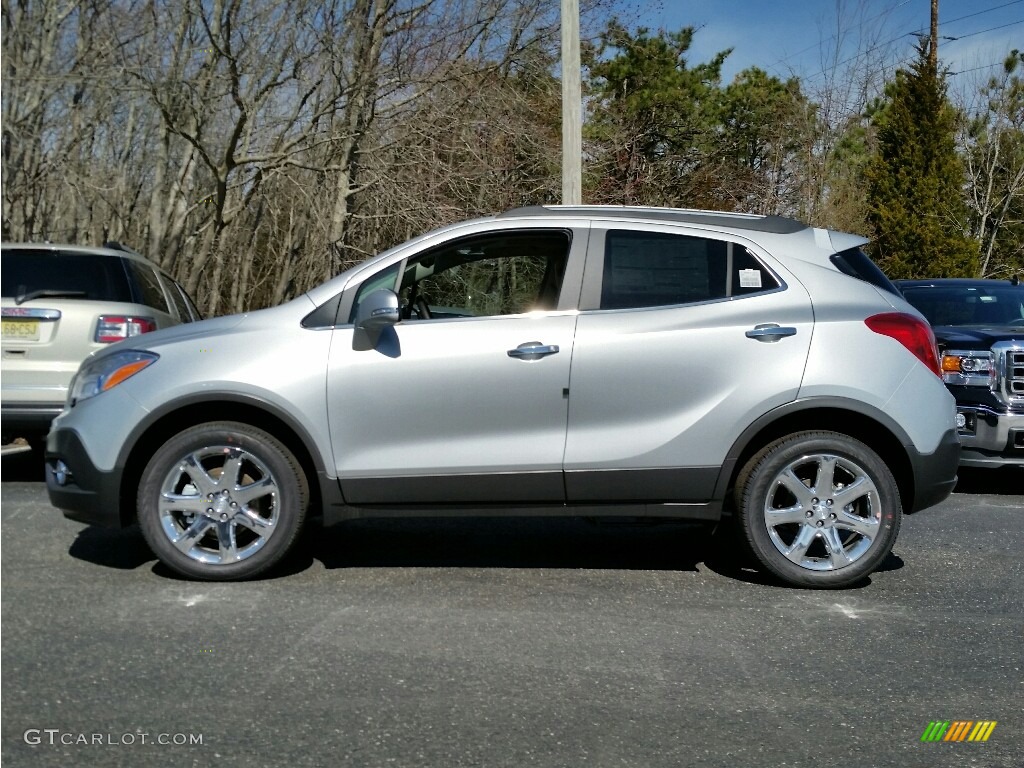Quicksilver Metallic 2016 Buick Encore Leather AWD Exterior Photo #111790055