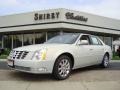White Diamond Tricoat 2009 Cadillac DTS Luxury