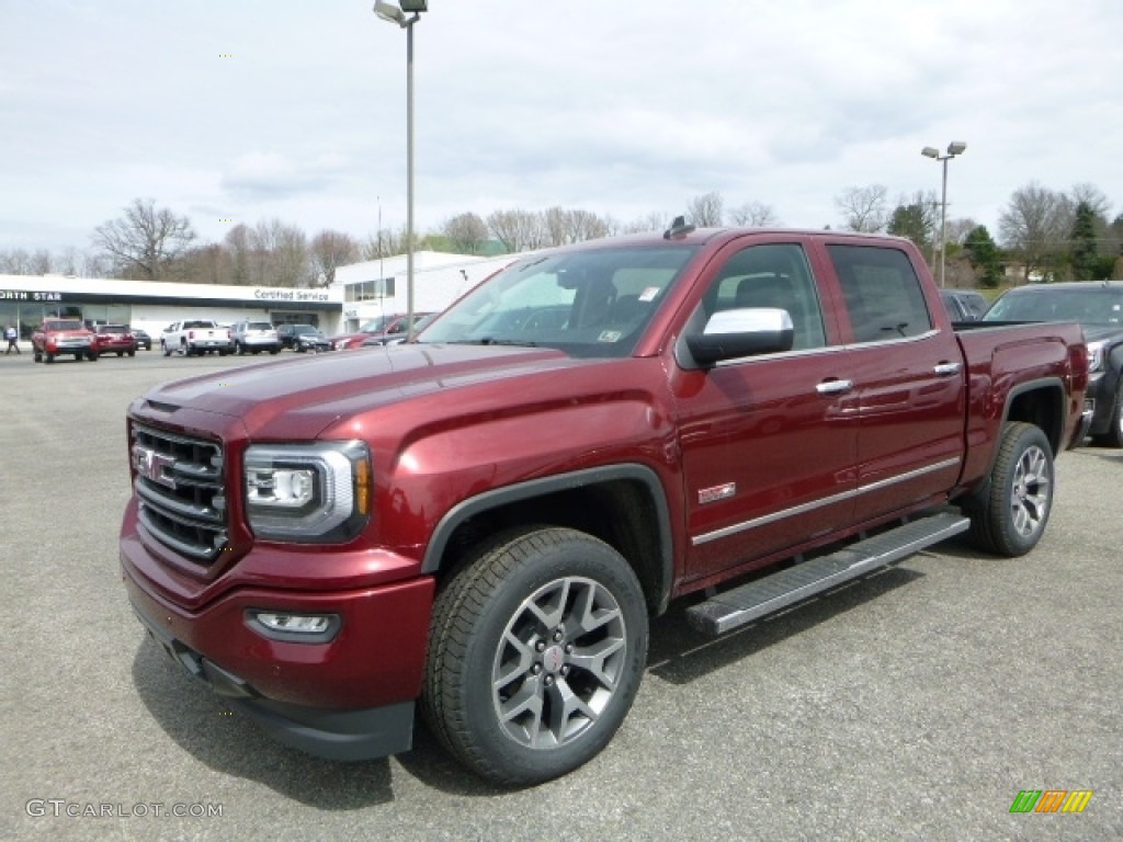 2016 Sierra 1500 SLT Crew Cab 4WD - Crimson Red Tintcoat / Jet Black photo #1