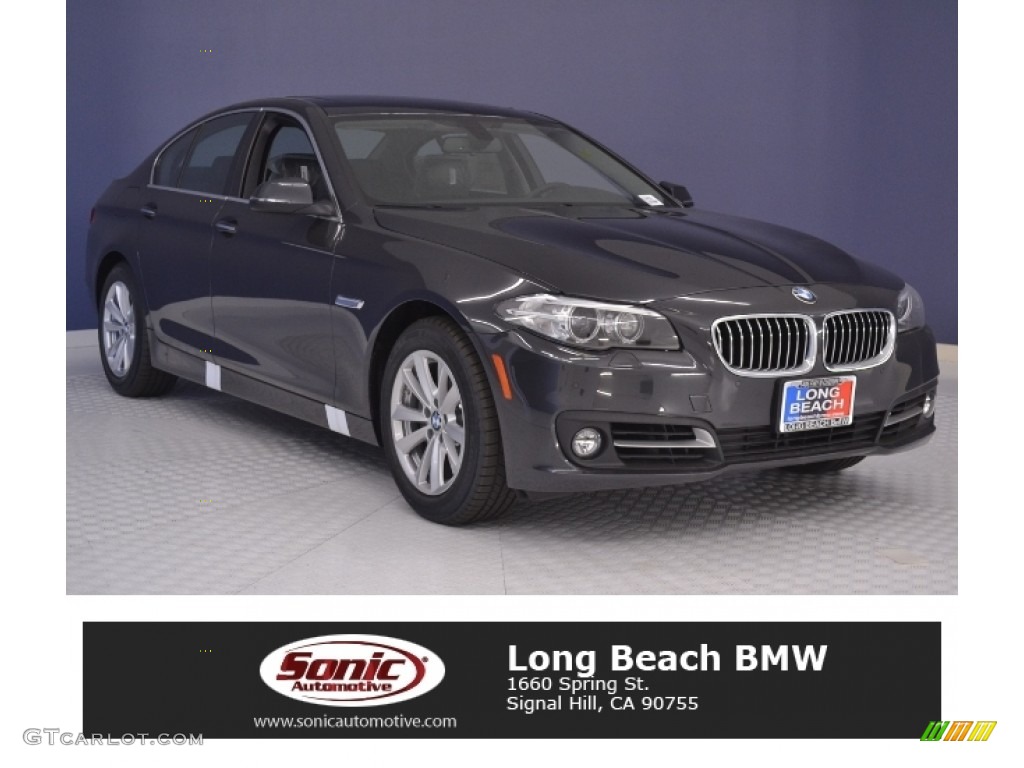 2016 5 Series 528i Sedan - Dark Graphite Metallic / Black photo #1