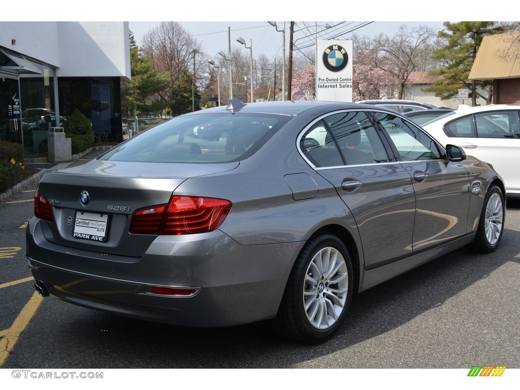 2016 5 Series 528i xDrive Sedan - Space Grey Metallic / Mocha photo #3