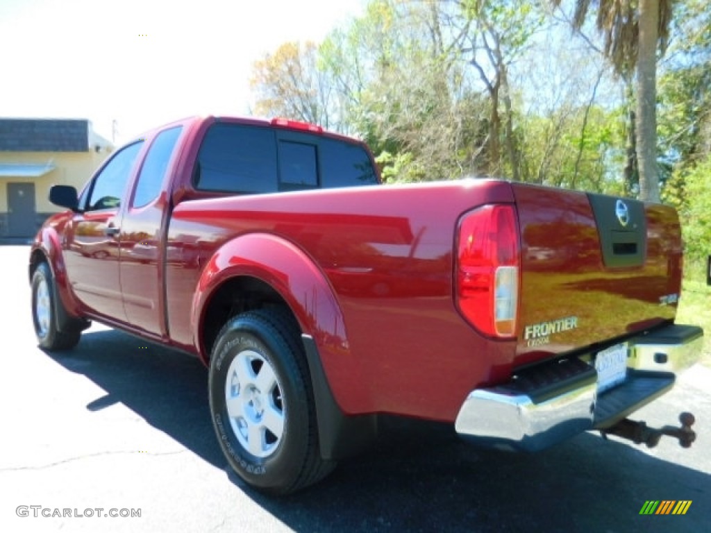 2006 Frontier SE King Cab 4x4 - Red Brawn / Desert photo #3