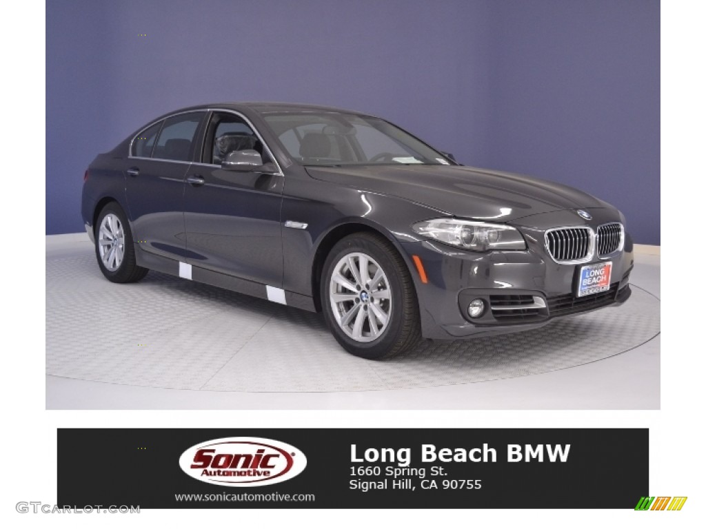 2016 5 Series 528i Sedan - Dark Graphite Metallic / Black photo #1